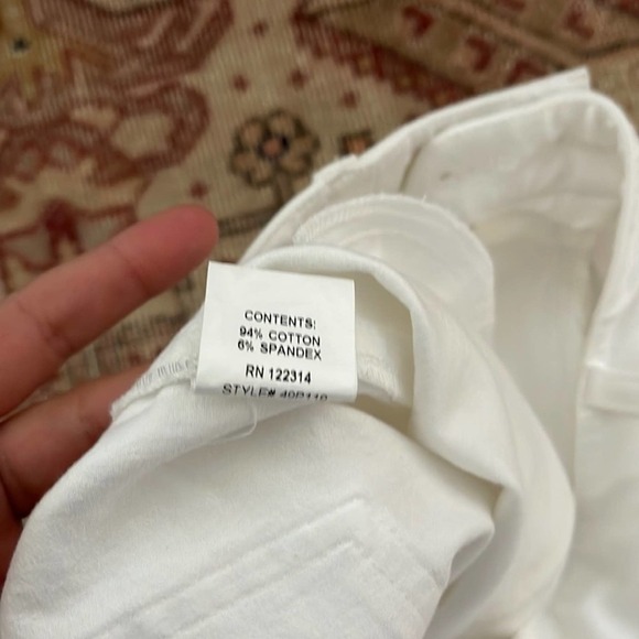 PEACE of CLOTH White Fashion Jeans in WHITE size 4 - Picture 7 of 9